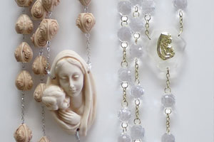 Gift Shop Wall Rosaries